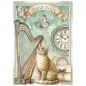 Preview: Stamperia Printed Mini Rice Paper A6 Reispapier for Art and Craft Symphony