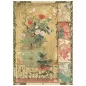 Preview: Stamperia Printed Mini Rice Paper A6 Reispapier for Art and Craft Oriental Garden