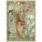 Preview: Stamperia Printed Mini Rice Paper A6 Reispapier for Art and Craft Oriental Garden