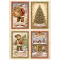 Preview: Stamperia Printed 6 Rice Paper  A4 Selection for Art and Craft Silent Night
