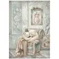 Preview: Stamperia Printed 6 Rice Paper  A4 Selection for Art and Craft White Christmas