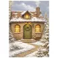 Preview: Stamperia Printed Mini Rice Paper A6, 8 Sheets for Art and Craft Silent Night