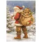 Preview: Stamperia Printed Mini Rice Paper A6, 8 Sheets for Art and Craft Silent Night