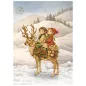 Preview: Stamperia Printed Mini Rice Paper A6, 8 Sheets for Art and Craft Silent Night