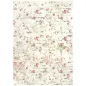 Preview: Stamperia Printed 8 Rice Paper A6 Background Selection for Art and Craft Winter Magic