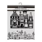 Preview: Stamperia Cut Laser Stencil for Art and Craft 20 x 25 cm Christmas House