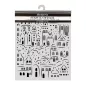 Preview: Stamperia Cut Laser Stencil for Art and Craft 20 x 25 cm Christmas Village