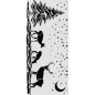 Preview: Stamperia Cut Laser Stencil for Art and Craft 12 x 25 cm Christmas Deers