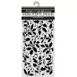 Preview: Stamperia Cut Laser Stencil for Art and Craft 12 x 25 cm Christmas Holly and Leaves