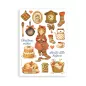 Preview: Stamperia Printed Washi Pad for Art and Craft A5 8 Sheets Silent Night