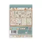 Preview: Stamperia Printed Washi Pad for Art and Craft A5 8 Sheets White Christmas