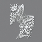 Preview: Stencil DIN A4 Schmetterling 1-teilig