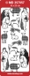 Preview: MD Sticker transparent silber Nativity Scene Shepperds and Sheep