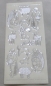Preview: MD Sticker transparent silber Nativity Scene Shepperds and Sheep