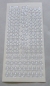 Preview: MD Sticker transparent silber Border Corner Christmas Baubles