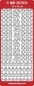 Preview: MD Sticker transparent silber Border Corner Christmas Baubles