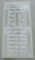 Preview: MD Sticker transparent silber Border blossom/ butterfly