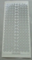 Preview: MD Sticker transparent silber Border Corner Snowflake