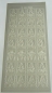 Preview: Stickerbogen 10 x 23 cm Various X-mas Sealers silber