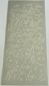 Preview: Stickerbogen 10 x 23 cm Xmas Assortment silber