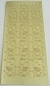 Preview: Stickerbogen 10 x 23 cm Sterne gold