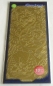 Preview: Stickerbogen 10 x 23 cm Winterlandschaft in Kugel gold
