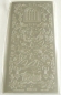 Preview: Le Suh Stickerbogen 10 x 23 cm Stern + Fenster + Kränze silber