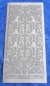 Preview: MD Sticker transparent Kanten, Ecken, Blüten silber