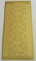 Preview: Stickerbogen 10 x 23 cm Corners Christmas Star gold