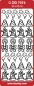 Preview: Stickerbogen 10 x 23 cm Xmasday / Various gold