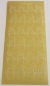 Preview: Stickerbogen 10 x 23 cm Little Snowman gold