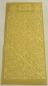 Preview: Stickerbogen 10 x 23 cm Corners Snowflake gold