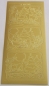 Preview: Stickerbogen 10 x 23 cm Landscape Deer / Sledge / Deer gold