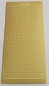 Preview: Stickerbogen 10 x 23 cm Mesh X-mas Tree gold