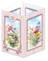 Preview: Reddy Cards Tischleuchten mit Wildblumen transparent