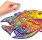 Preview: Unidragon Holz Puzzle "M" 196 Teile Shining Fish