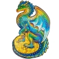Preview: Unidragon Holz Puzzle "S" 97 Teile Guarding Dragon