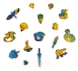 Preview: Unidragon Holz Puzzle "S" 97 Teile Guarding Dragon