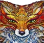 Preview: Unidragon Holz Puzzle "S" 107 Teile Fiery Fox
