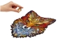 Preview: Unidragon Holz Puzzle "M" 197 Teile Fiery Fox