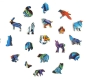 Preview: Unidragon Holz Puzzle "L" 310 Teile Majestic Wolf