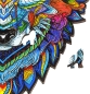 Preview: Unidragon Holz Puzzle "L" 310 Teile Majestic Wolf