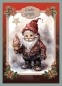 Preview: Reddy Cards Bastelset Niedliche Weihnachtswichtel