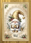 Preview: Reddy Cards Bastelset Goldige Weihnachtswichtel
