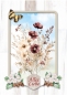 Preview: Reddy Cards Karten mit Wildblumen transparent, Set mit 12 Karten