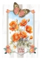 Preview: Reddy Cards Karten mit Wildblumen transparent, Set mit 12 Karten