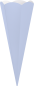Preview: Schultüten Zuschnitt 69 cm hellblau