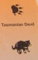 Preview: Doppelseitiger Stempel Tasmanischer Teufel