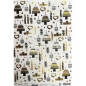 Preview: Artoz Creamotion Geburtstag schwarz / gold selbstklebend