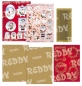 Preview: Reddy Cards Bastelset für 4 Aufstellkarten "Lustige Weihnachtsmänner"